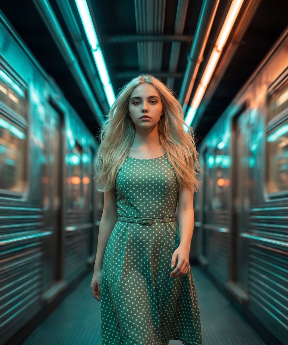 Cinematic Futuristic Tunnel Walk — output 1