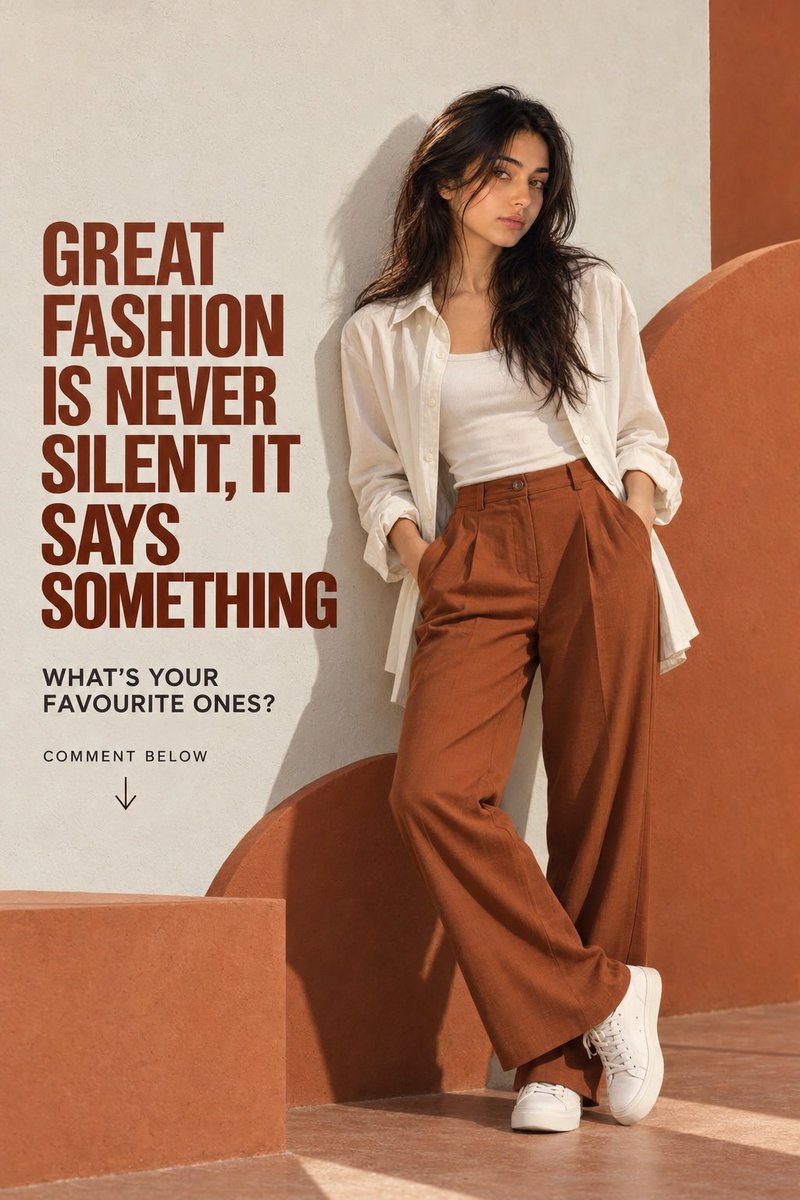 Product Marketing - Luxury Fashion Campaign Poster — output 1