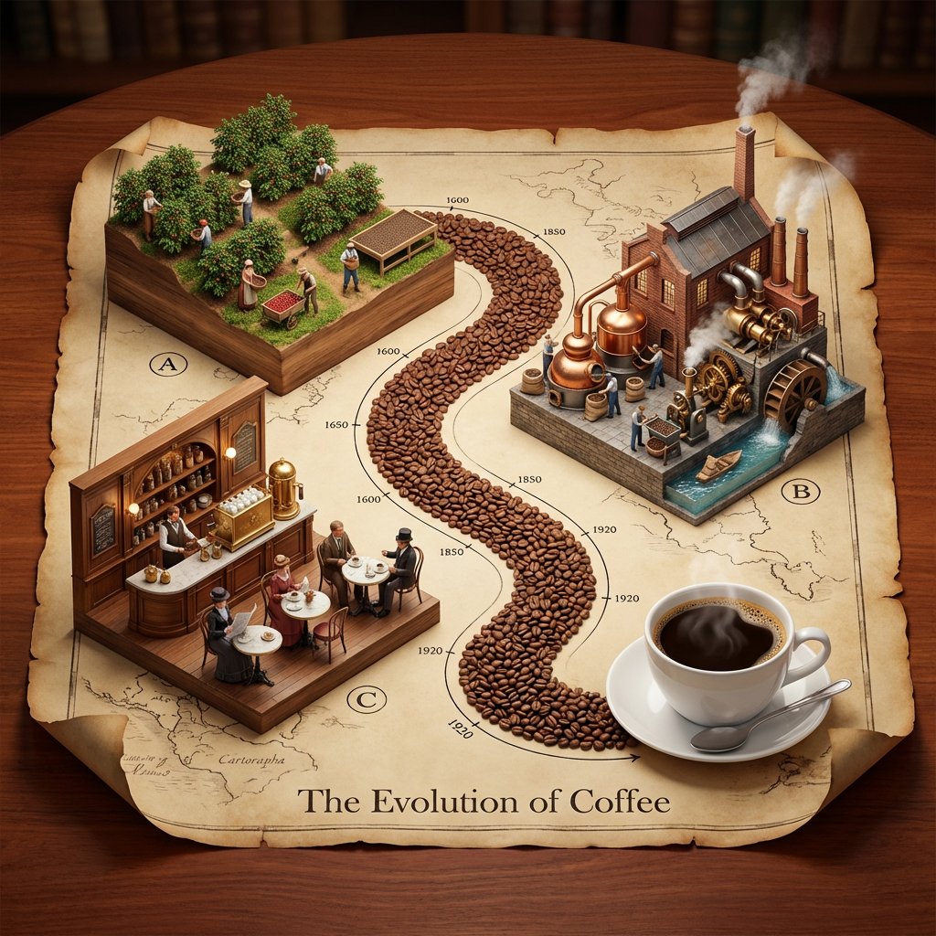 Infographic / Edu Visual - Isometric 3D Diorama of Product Evolution Prompt — output 1