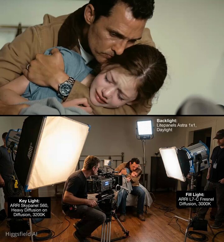 Behind-the-scenes filming setup visualization — output 1