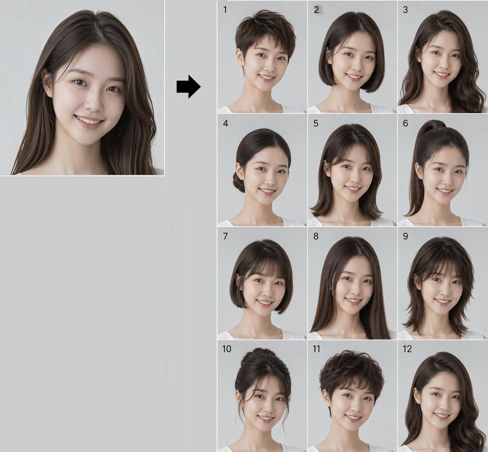 Infographic / Edu Visual - Consistent Identity Hairstyle Lookbook — output 1
