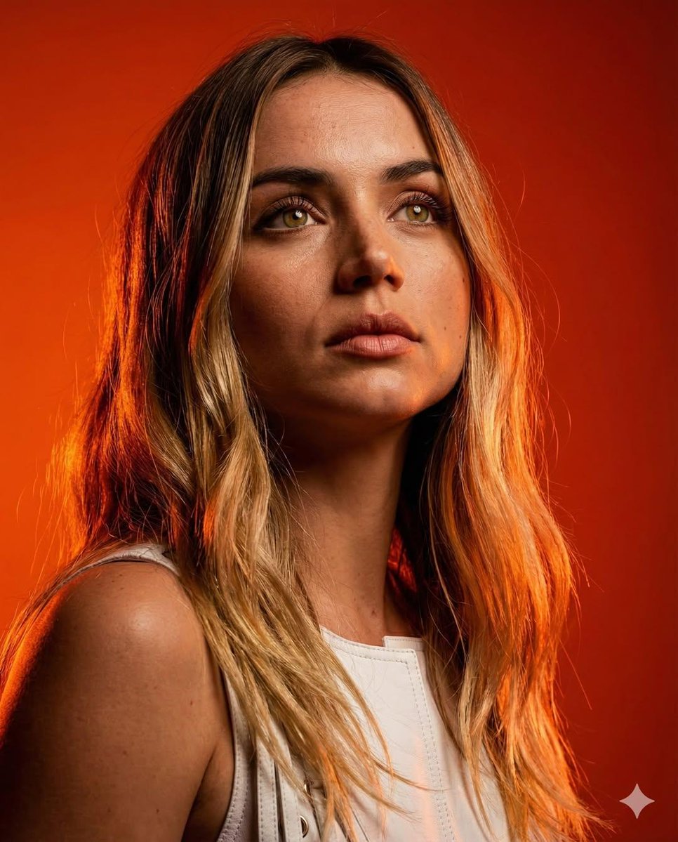 High-Contrast Editorial Portrait with Identity Lock — output 1