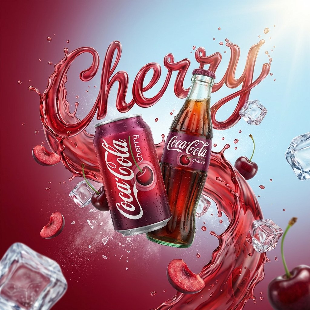 High-End Soda Advertising Visual — output 1