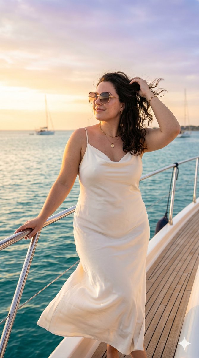 Product Marketing - Luxury Yacht Fashion Portrait — output 1