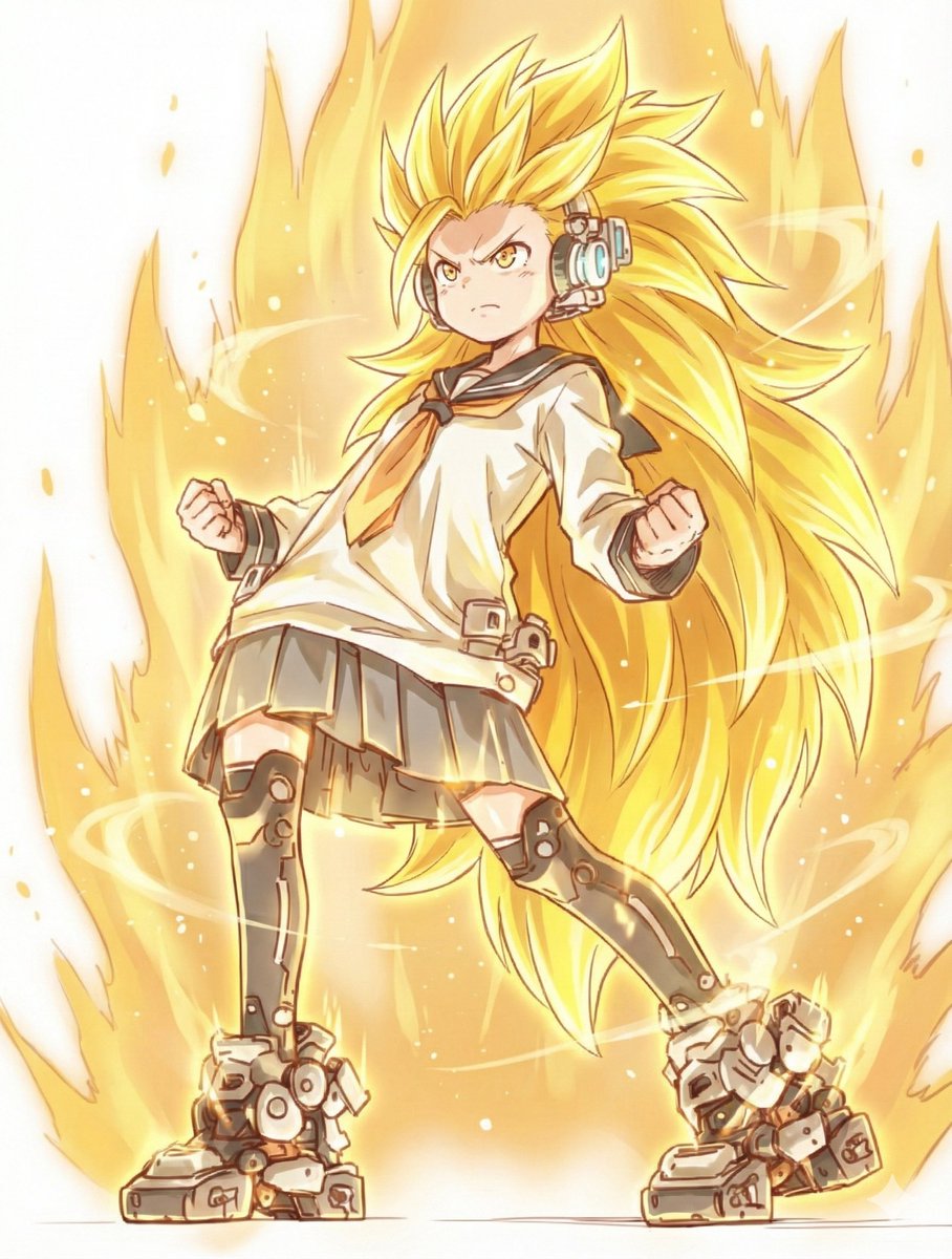 Game Asset - Kamehameha Style Transformation Prompts — output 1