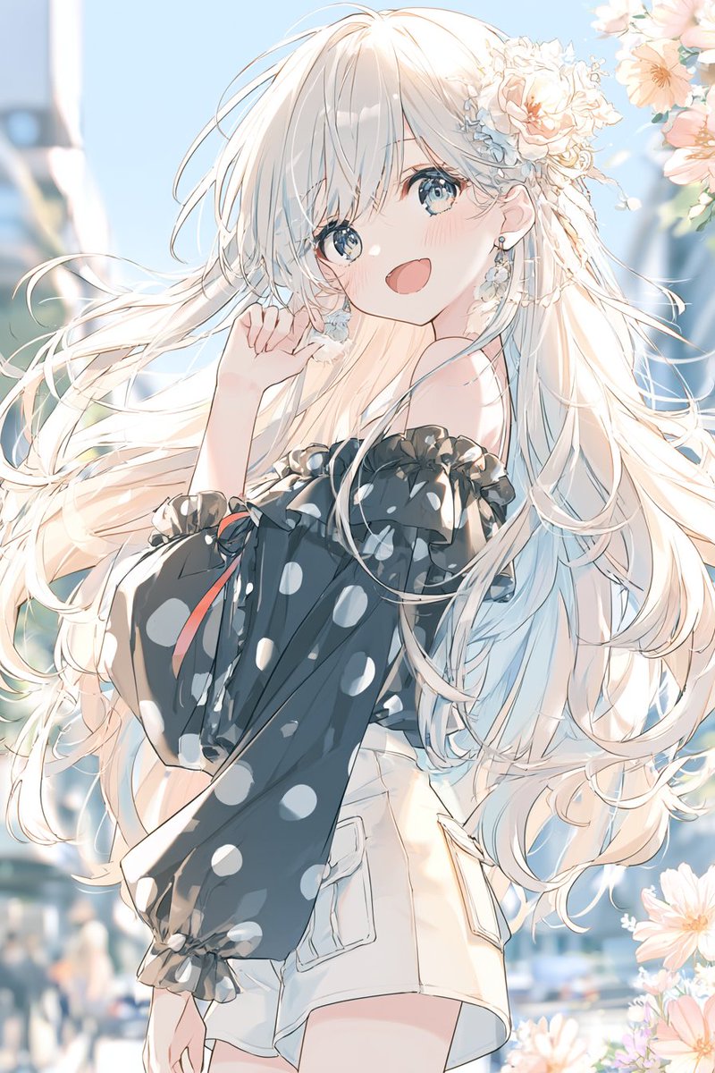 Profile / Avatar - Anime Polka Dot Summer Outfit — output 1