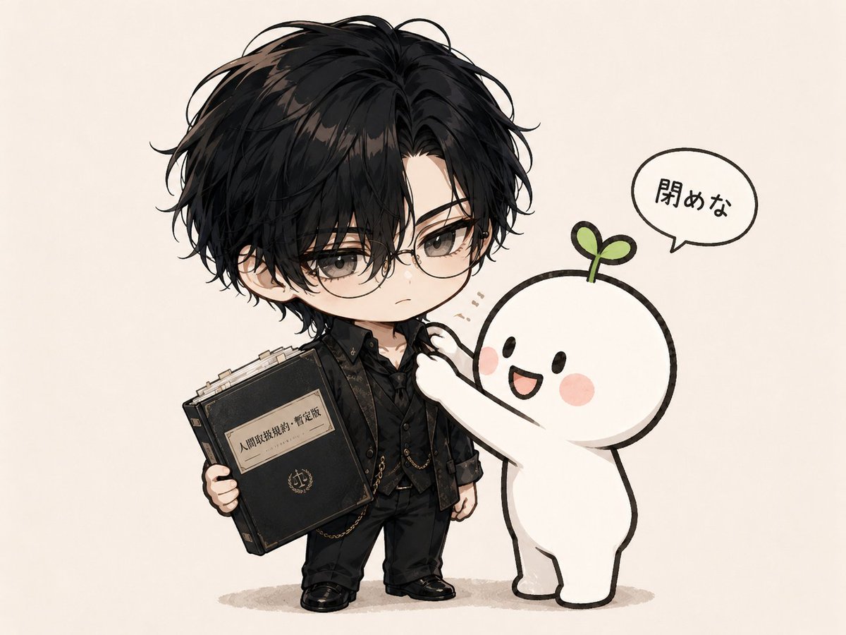 Comic / Storyboard - Chibi Boy and Sprout Mascot — output 1