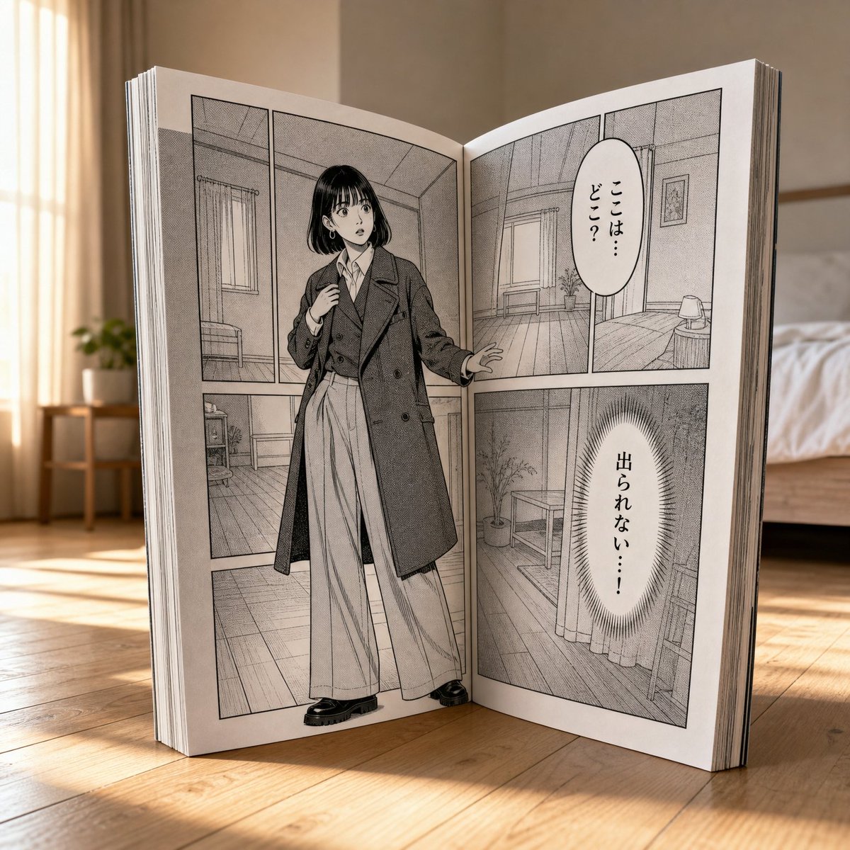 Comic / Storyboard - Manga Book Escape Storyboard — output 1