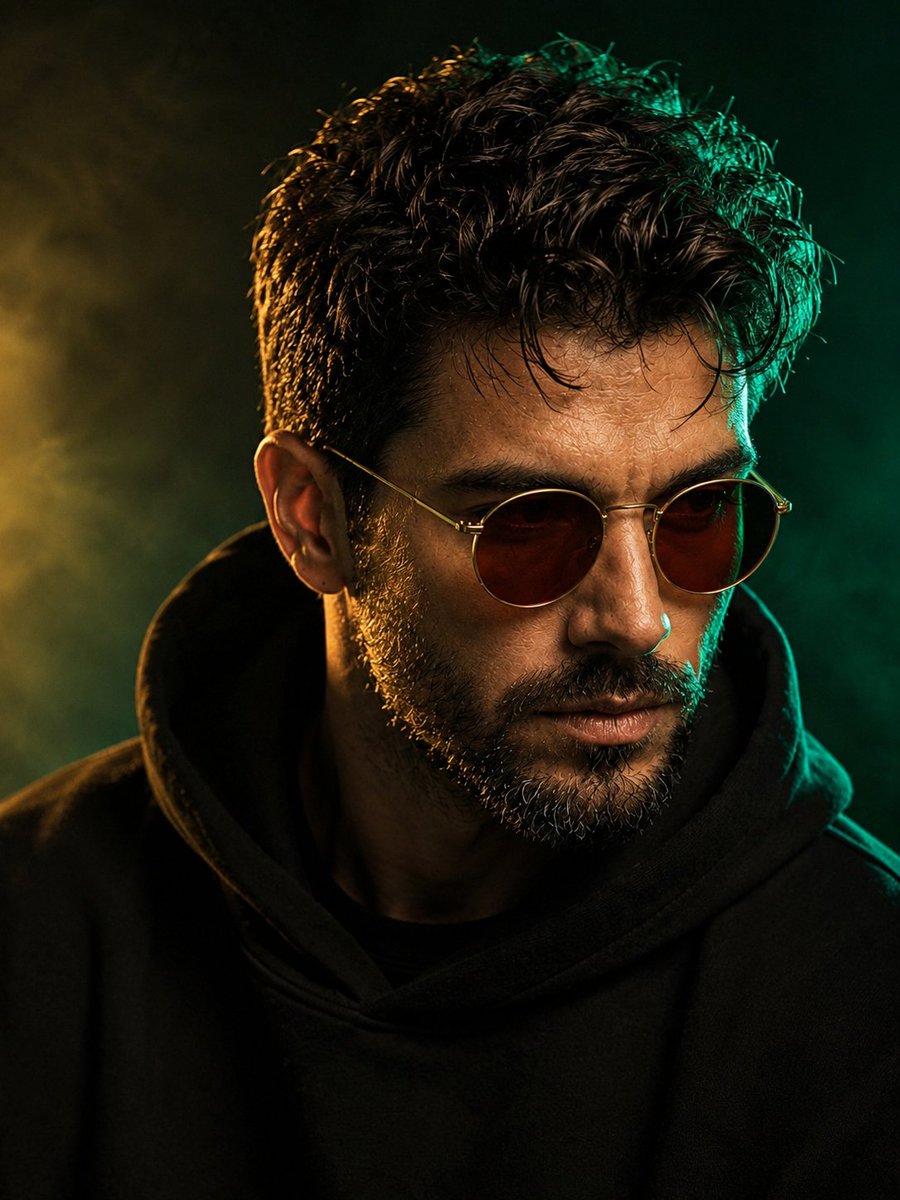 Profile / Avatar - Emerald & Gold Luxury Portrait — output 1