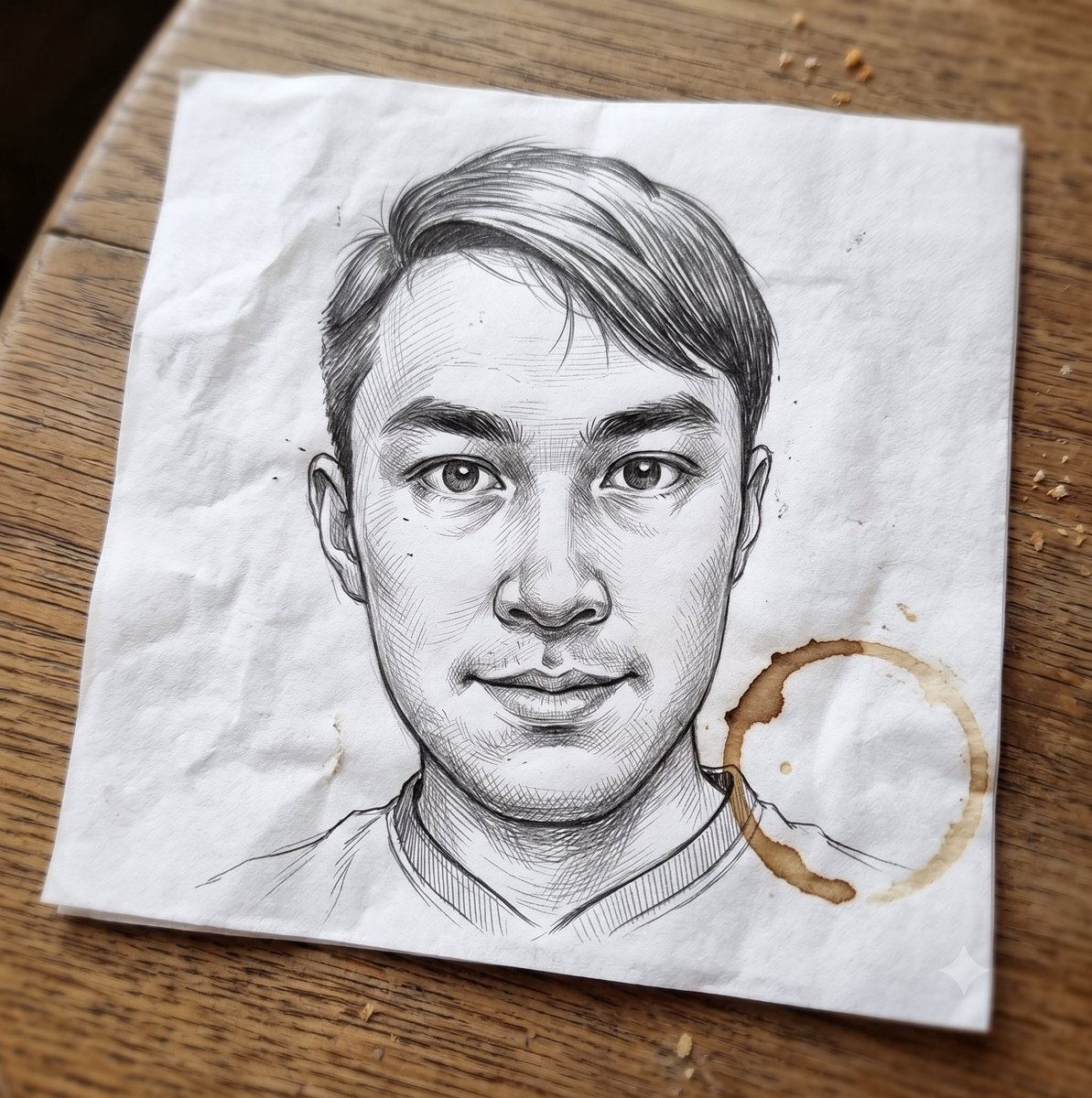 Profile / Avatar - Realism Sketch Style Superimposition — output 1