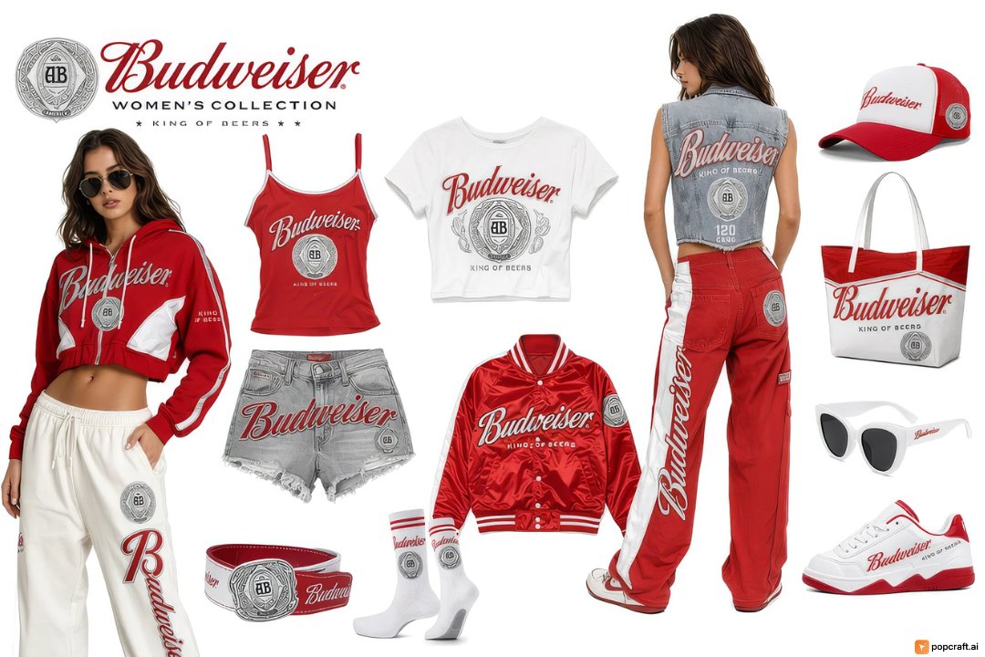 Product Marketing - Budweiser Streetwear Fashion Concept Board — output 1