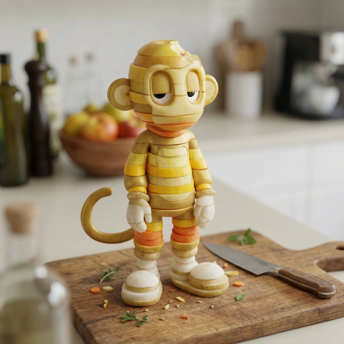 Game Asset - Character Rebuilt from Sliced Fruits and Vegetables — output 1
