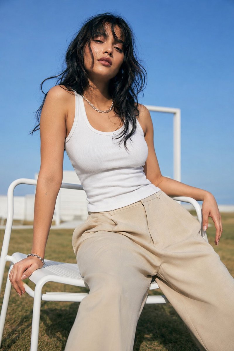 Social Media Post - Casual Outdoor Fashion Portrait — output 1