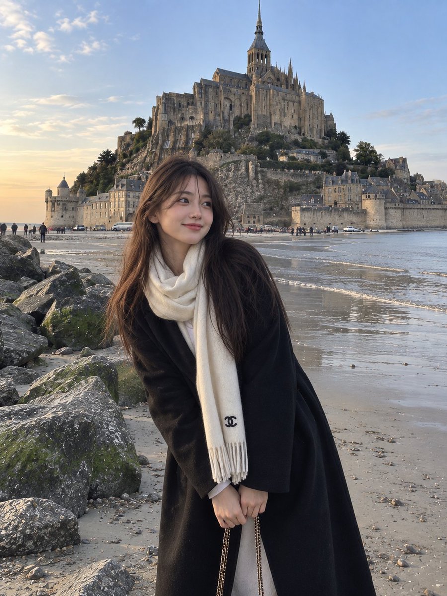 Social Media Post - Candid Travel Portrait European Coast — output 1