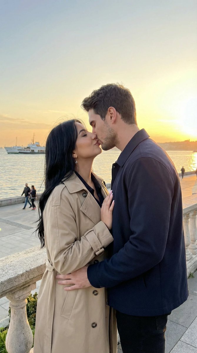 Social Media Post - JSON Prompt for Cinematic Romantic Scene in Istanbul — output 1