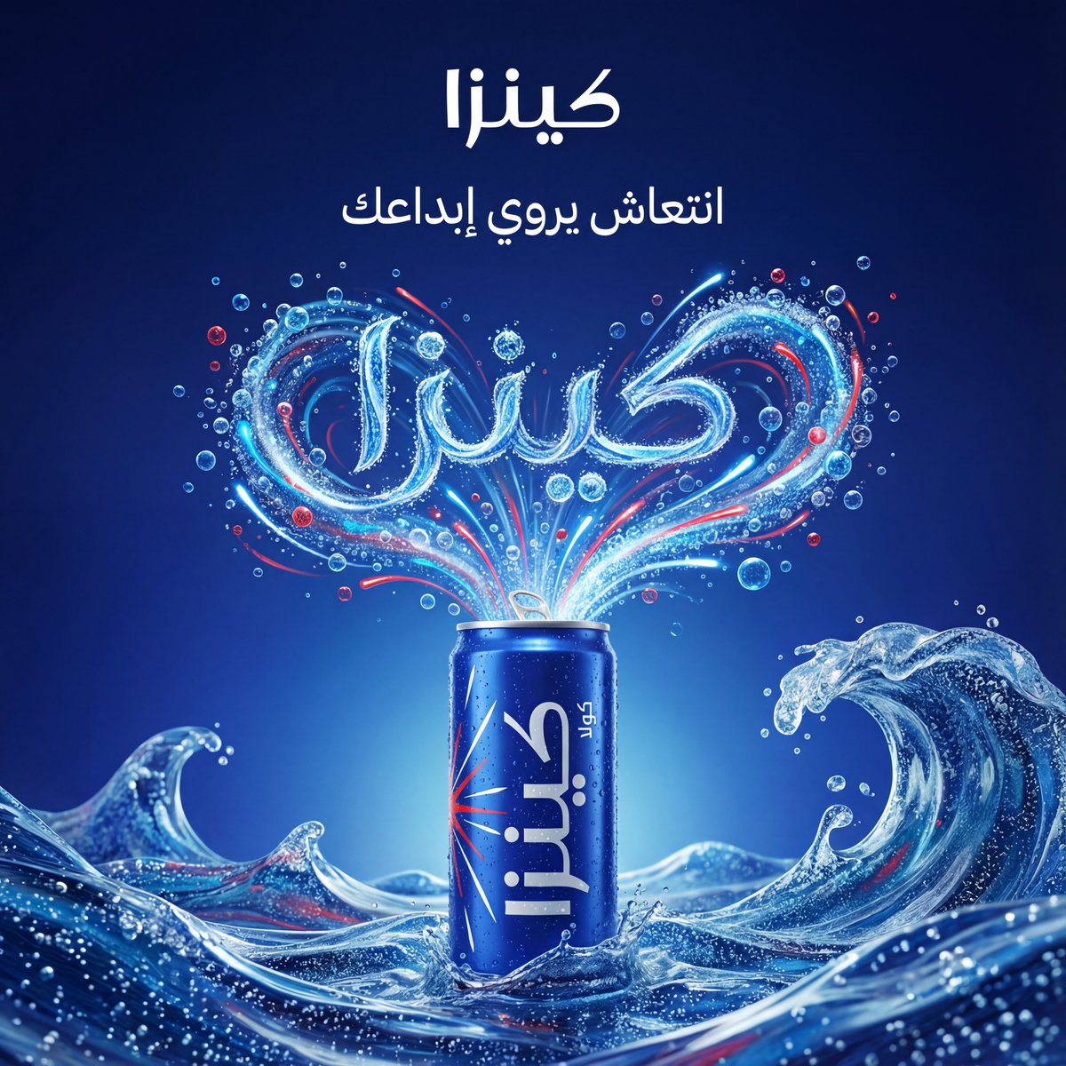 Hero-style product advertising poster — output 1