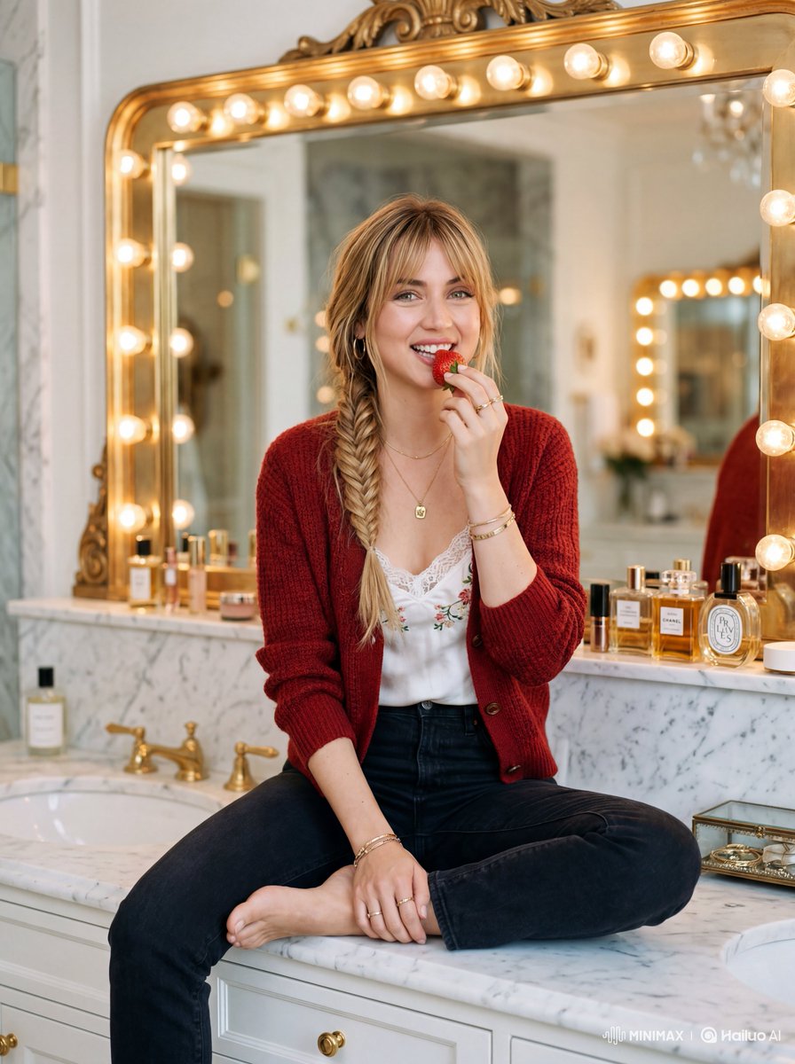 Product Marketing - Ana de Armas Marble Bathroom Vanity — output 1