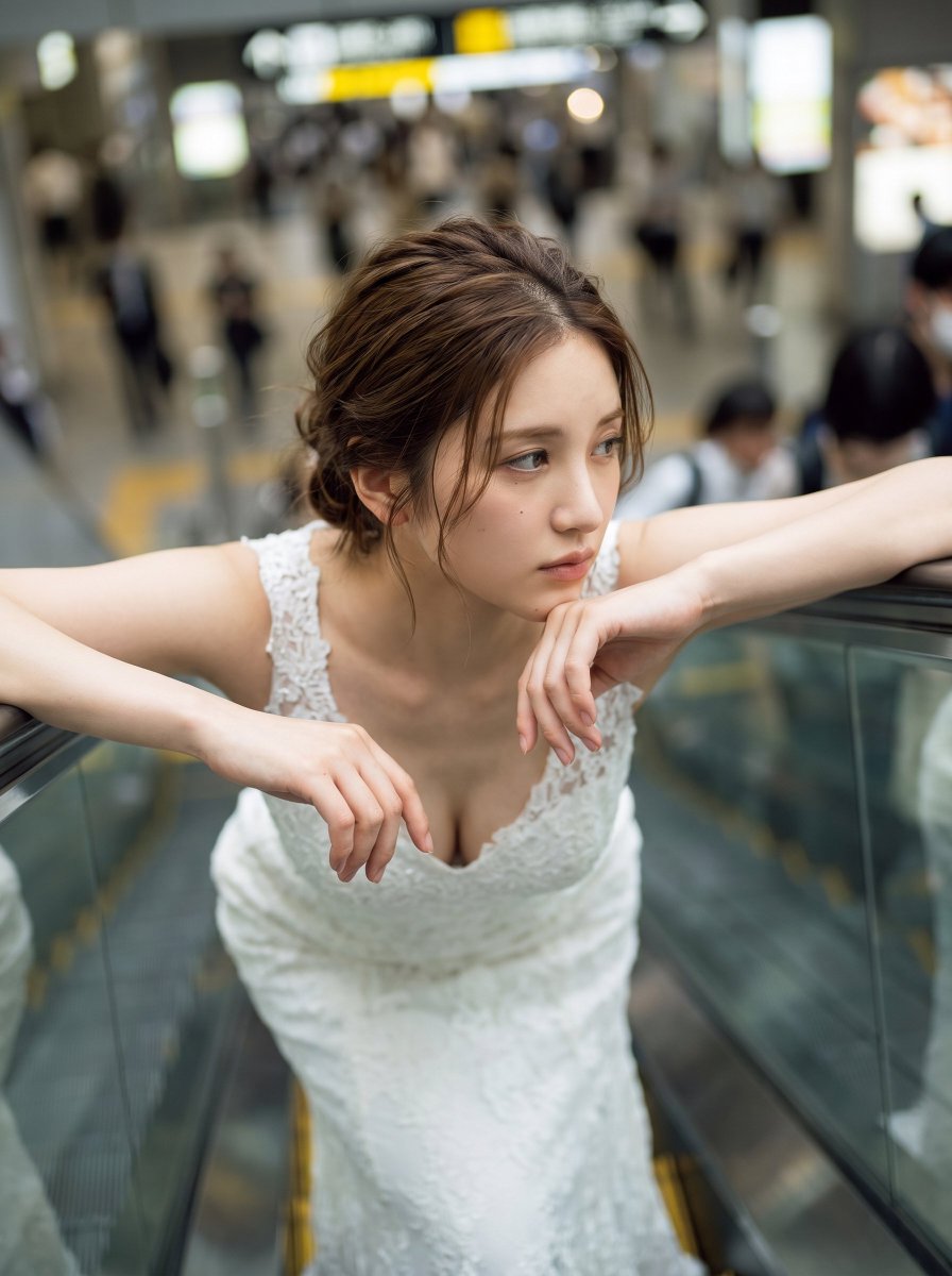 Profile / Avatar - Escalator Dreaming Bride in Osaka Station — output 1