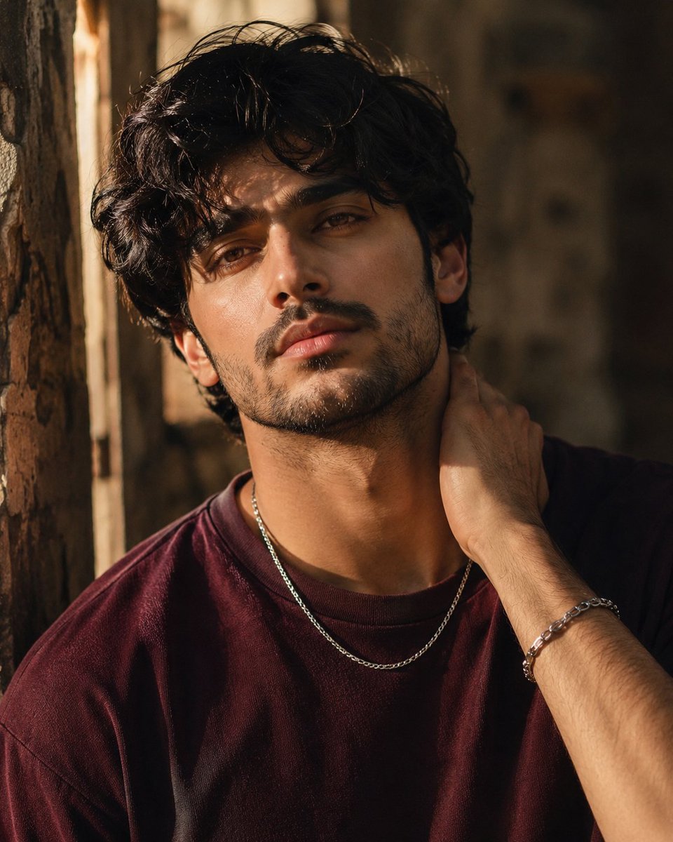 Profile / Avatar - Cinematic Editorial Male Portrait — output 1