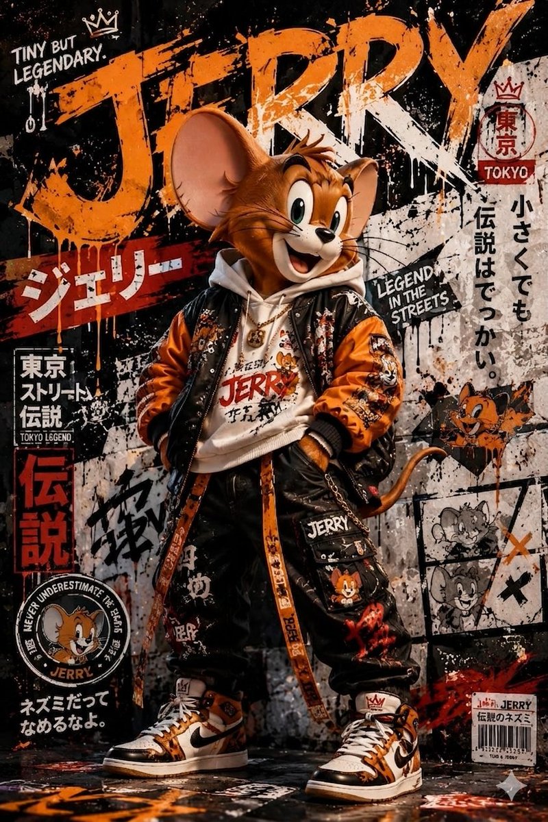 Urban Street-Art Jerry Mouse — output 1