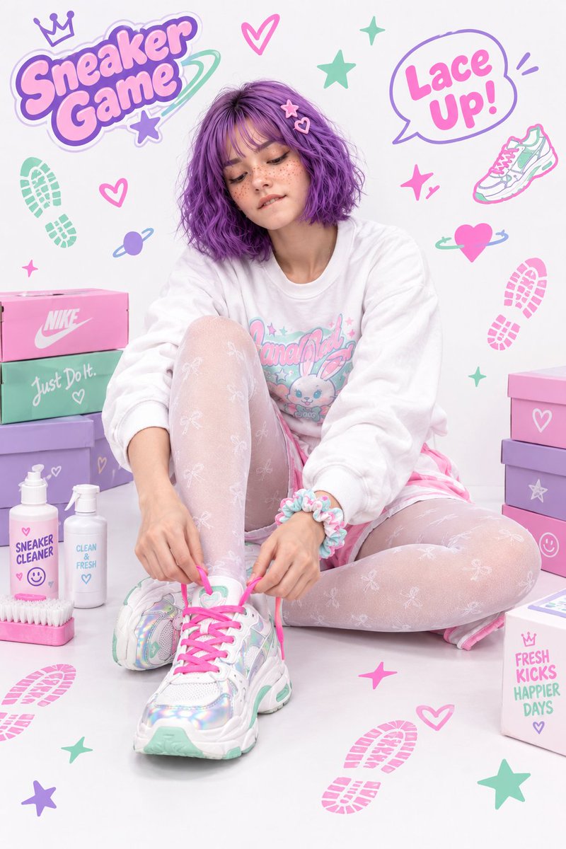 Product Marketing - Y2K Sneaker Editorial Photo — output 1