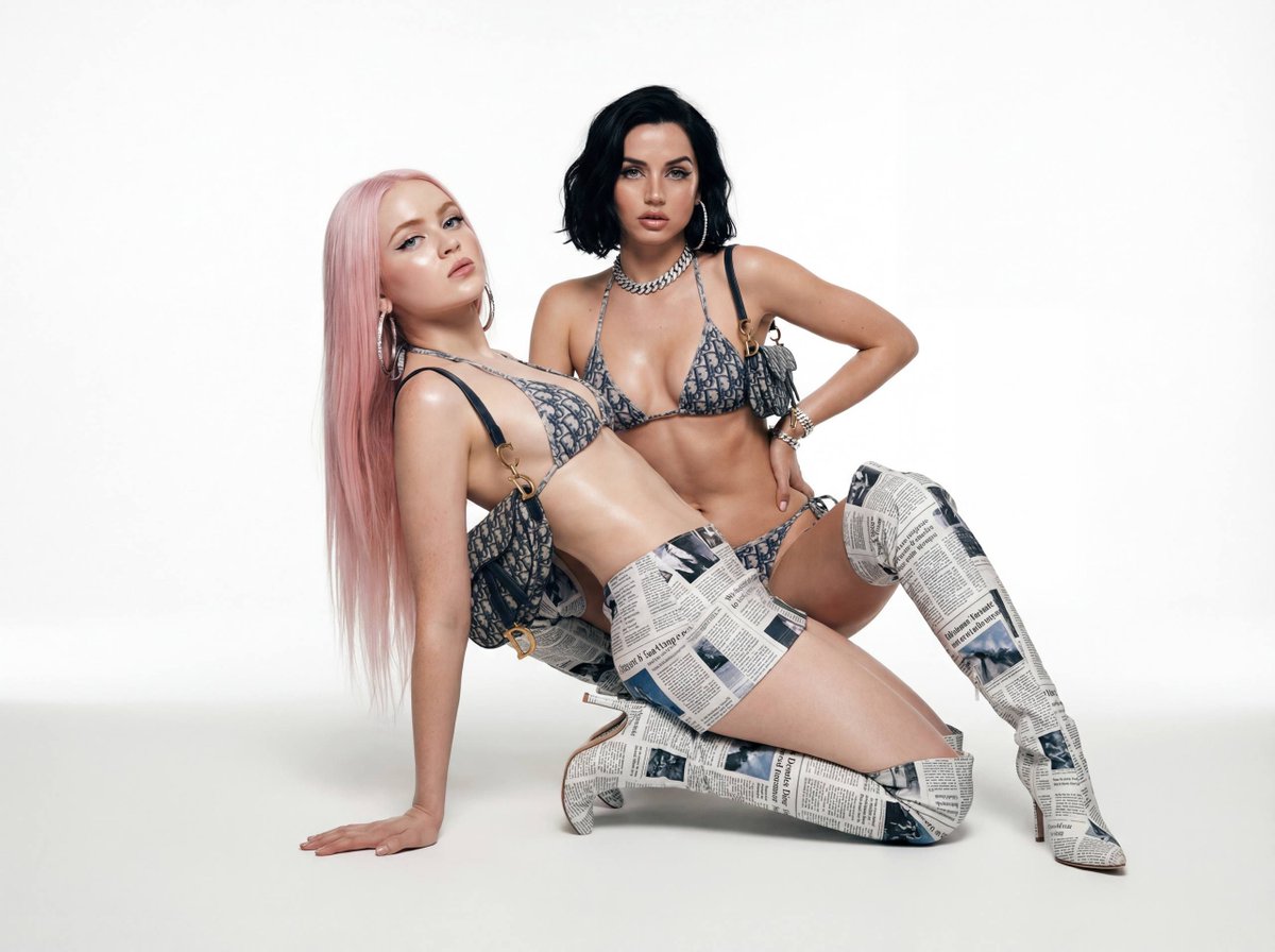 Early 2000s High Fashion Studio Shoot — output 1