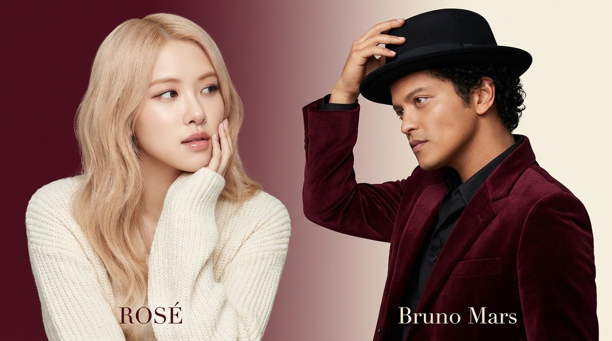 ROSÉ and Bruno Mars Diptych Hero Image — output 1