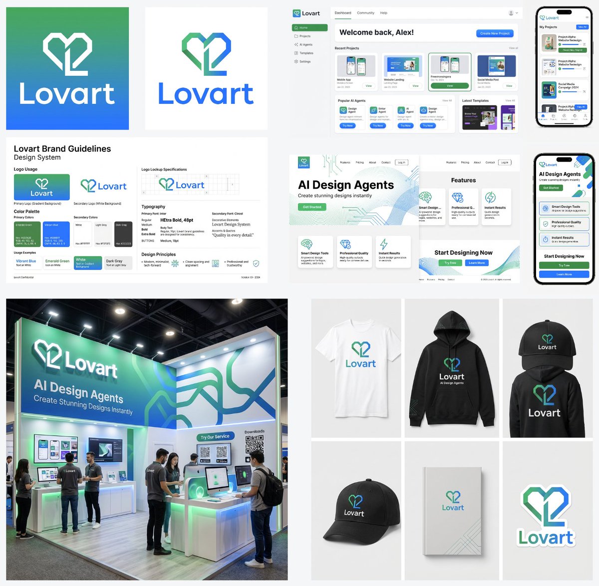 Product Marketing - Multi-Step Design Generation Prompts for 'Lovart' Brand — output 1