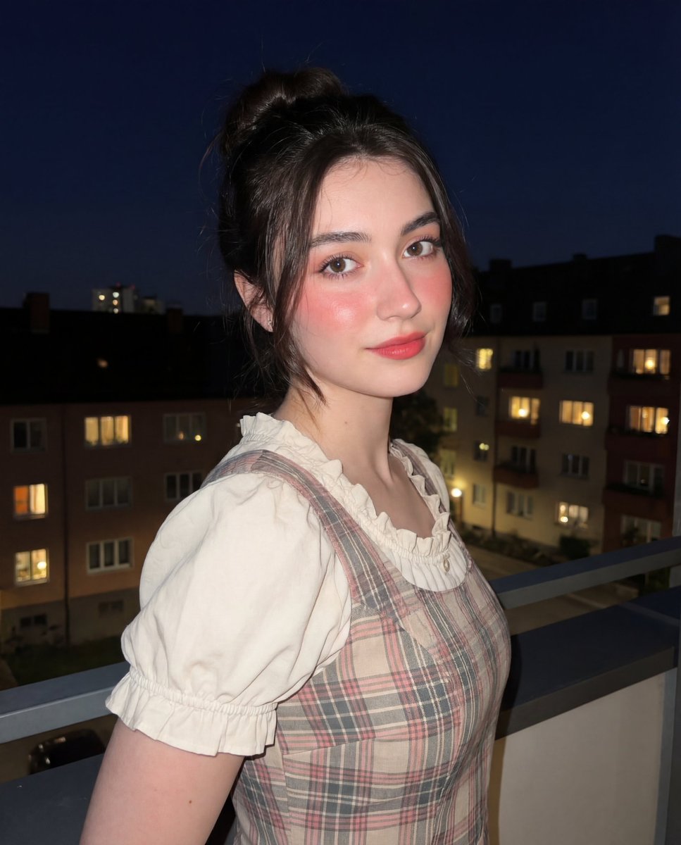 Social Media Post - Soft-Glow Night Portrait with Flash — output 1