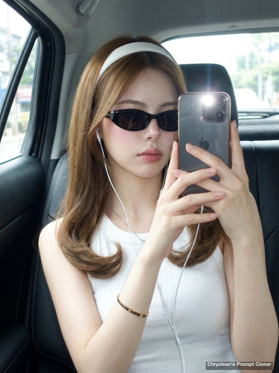Profile / Avatar - Backseat Mirror Selfie — output 1