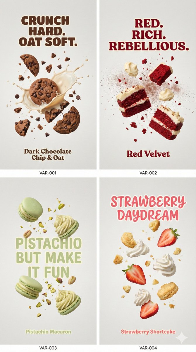 Product Marketing - Cinematic Food Photography Prompt for Cookies — output 1