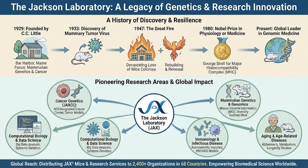 Infographic about the Jackson Laboratory — output 1