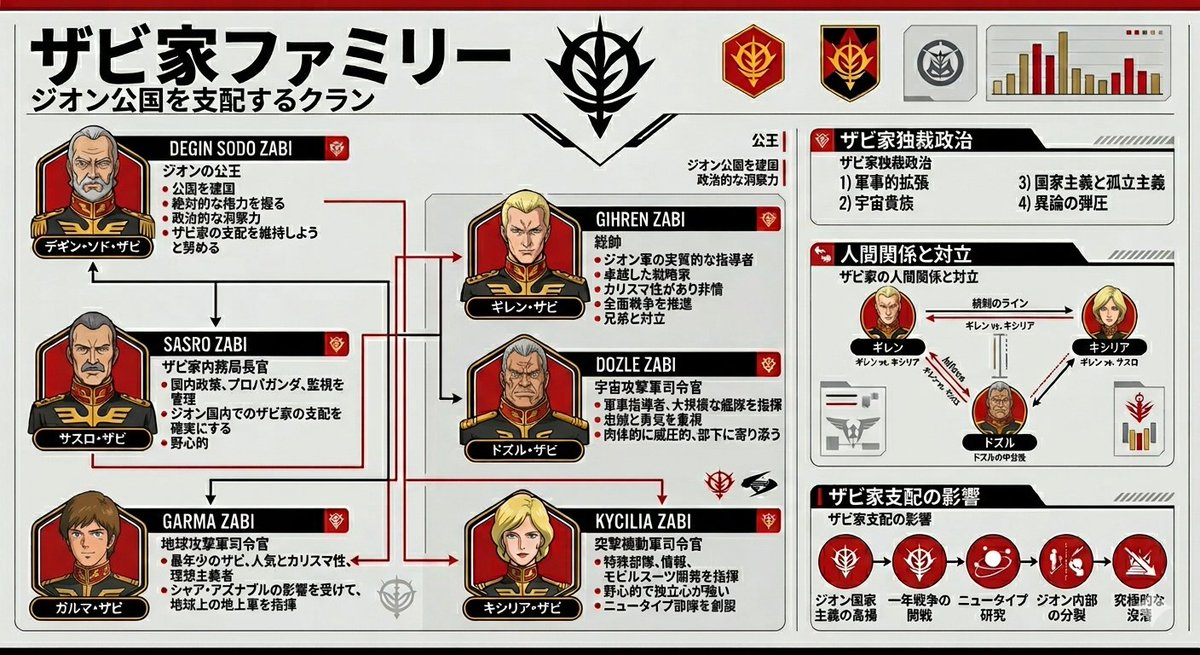 Infographic / Edu Visual - Gundam Origin Infographic Generation — output 1