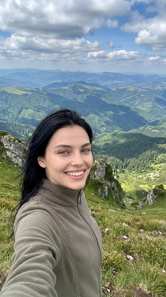 Social Media Post - High Altitude Mountain Selfie — output 1