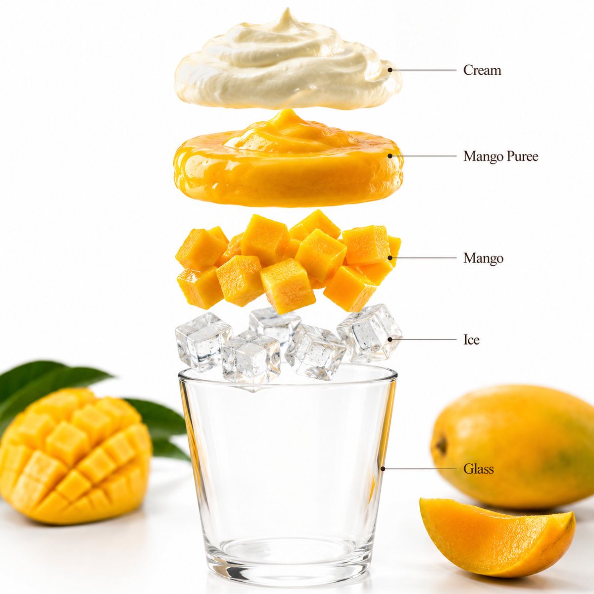 Infographic / Edu Visual - Mango Smoothie Infographic and Commercial Photography — output 1