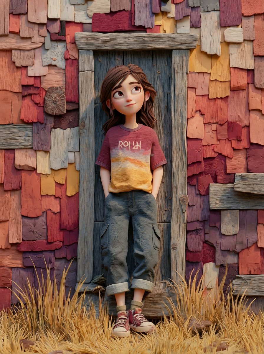 Game Asset - Pixar/Disney Style 3D Animated Character Slides — output 1