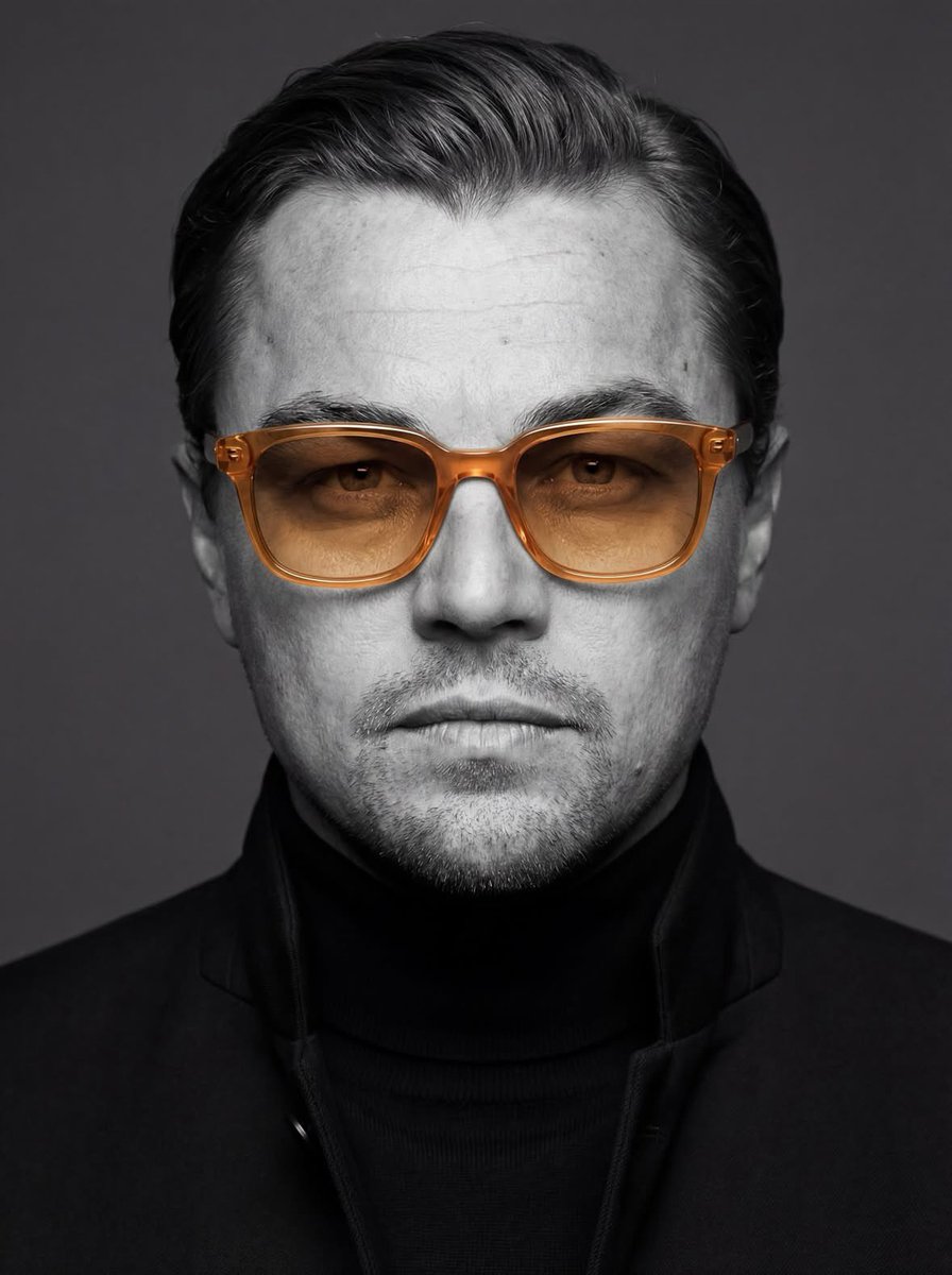 Profile / Avatar - Monochrome Portrait with Color Accent — output 1