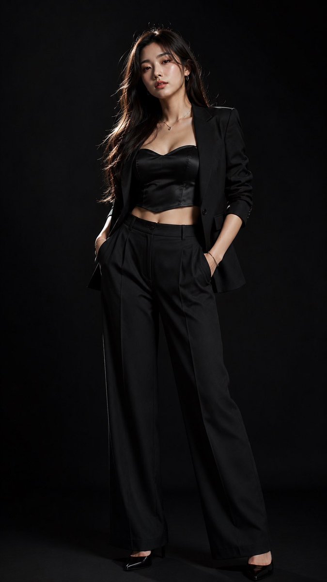 Profile / Avatar - High-End Fashion Studio Portrait — output 1