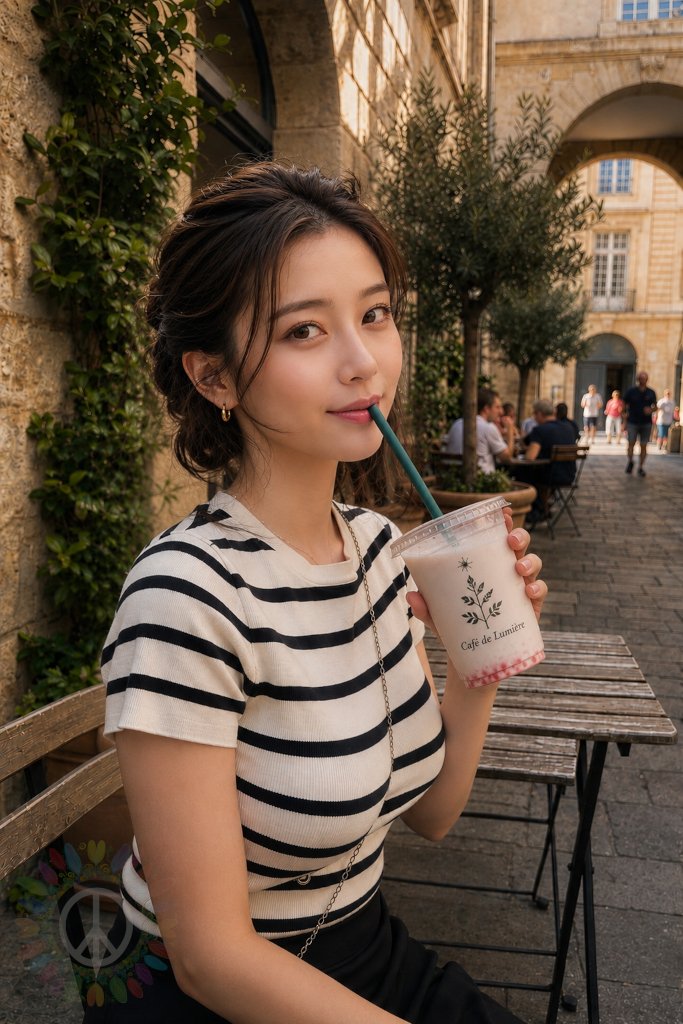 Profile / Avatar - European Café Portrait — output 1
