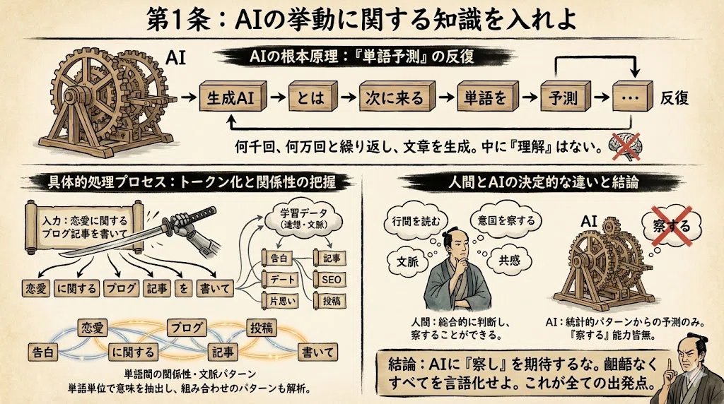 Infographic from reference info with classic Japanese font — output 1