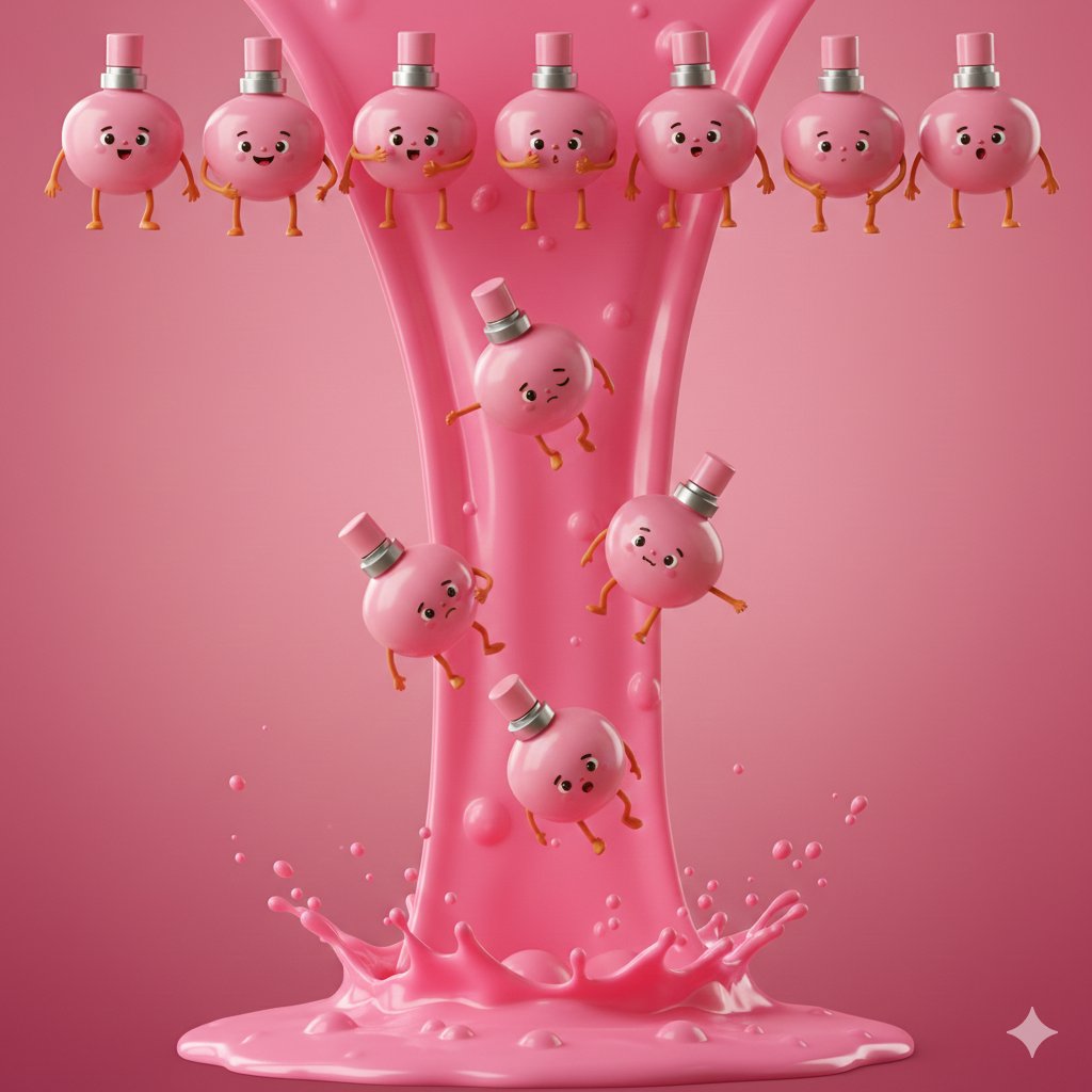 Social Media Post - Luxury cosmetic advertising visual with anthropomorphism — output 1