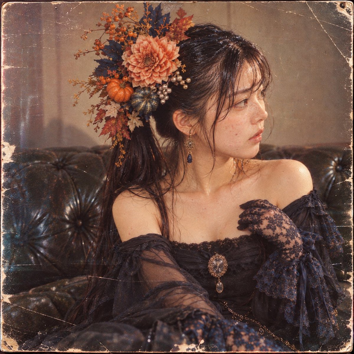 Social Media Post - Vintage Autumn Portrait