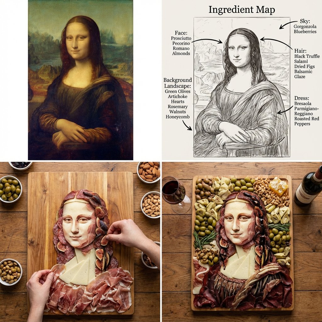 Masterpiece Painting Reimagined as a Charcuterie Platter — output 1