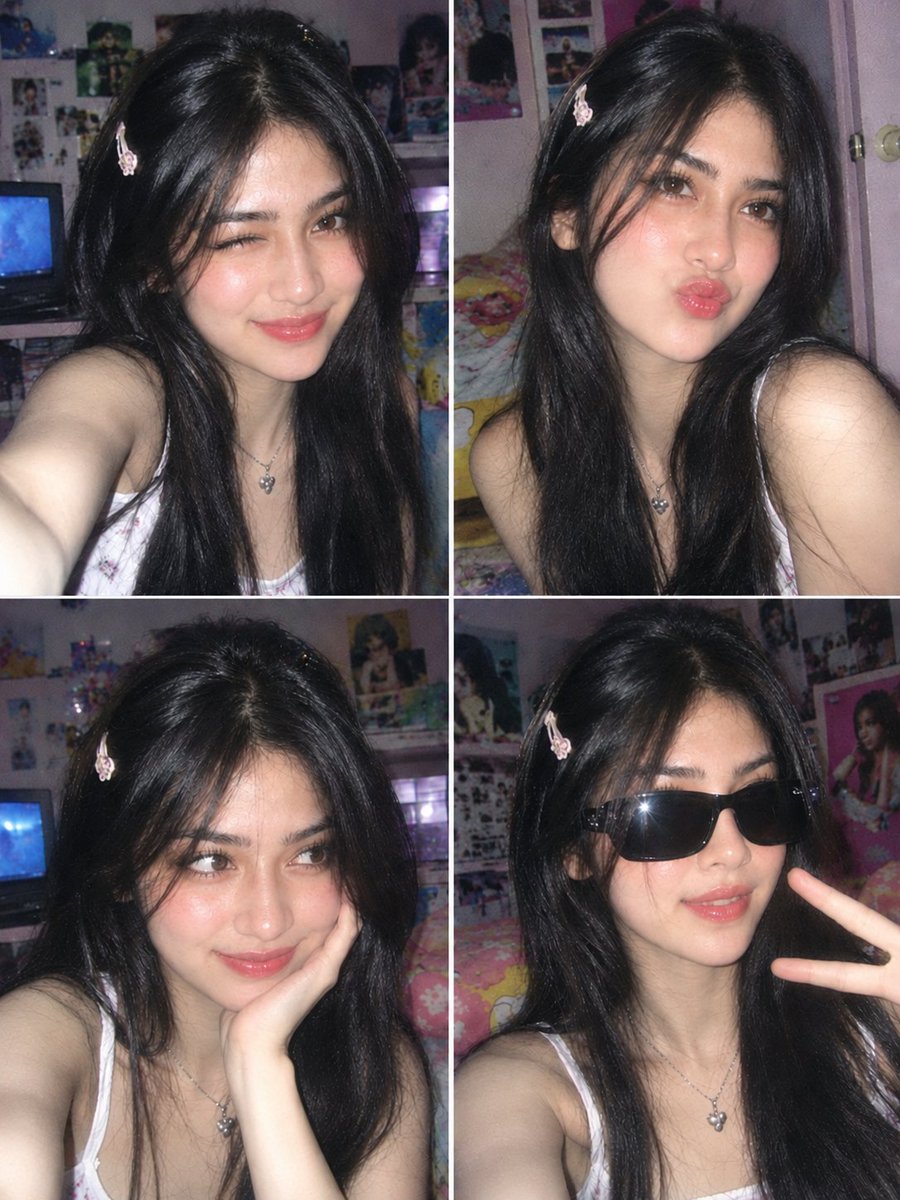 Profile / Avatar - Y2K Photo Booth Collage Prompt — output 1