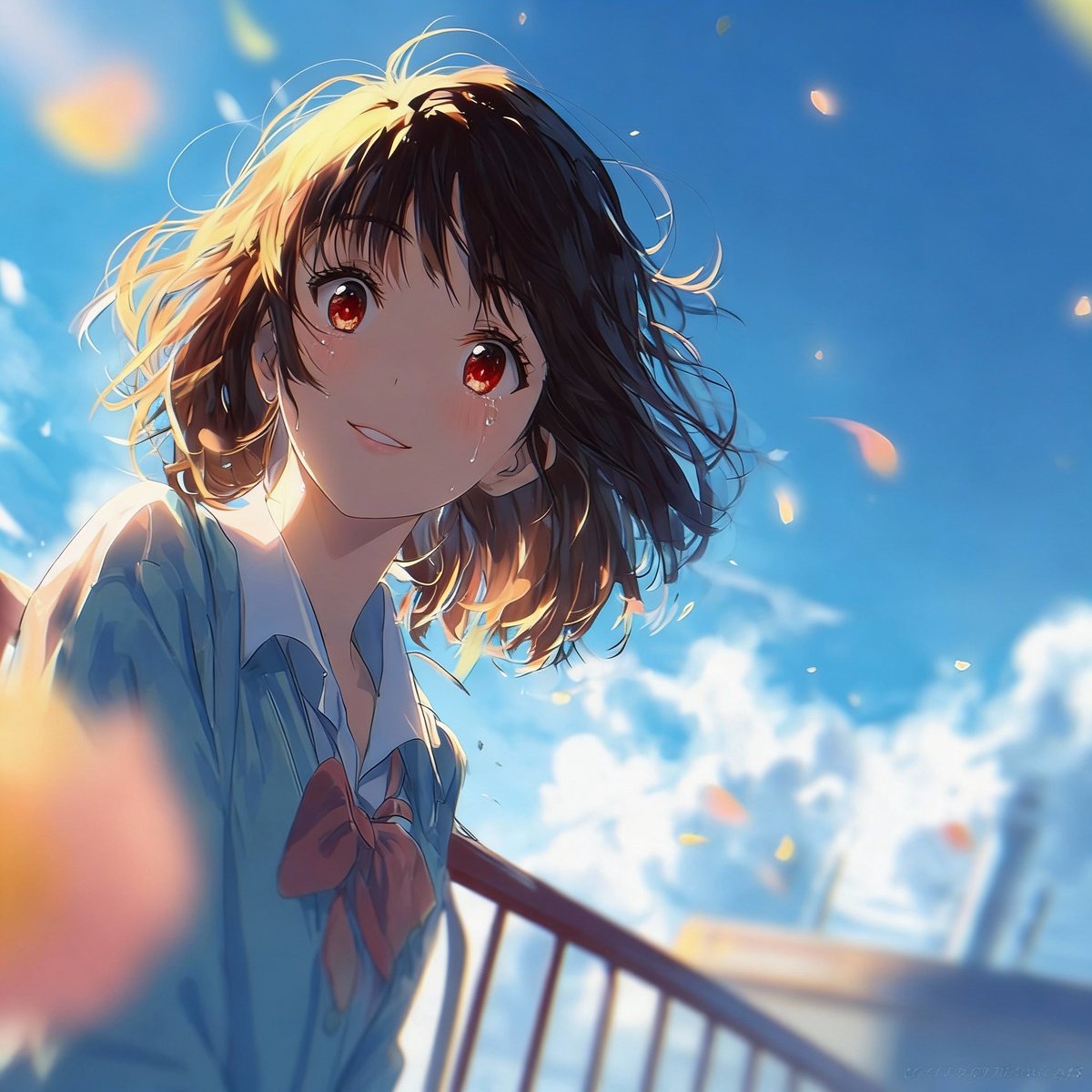 Expression Transformation: Crying While Smiling — output 1