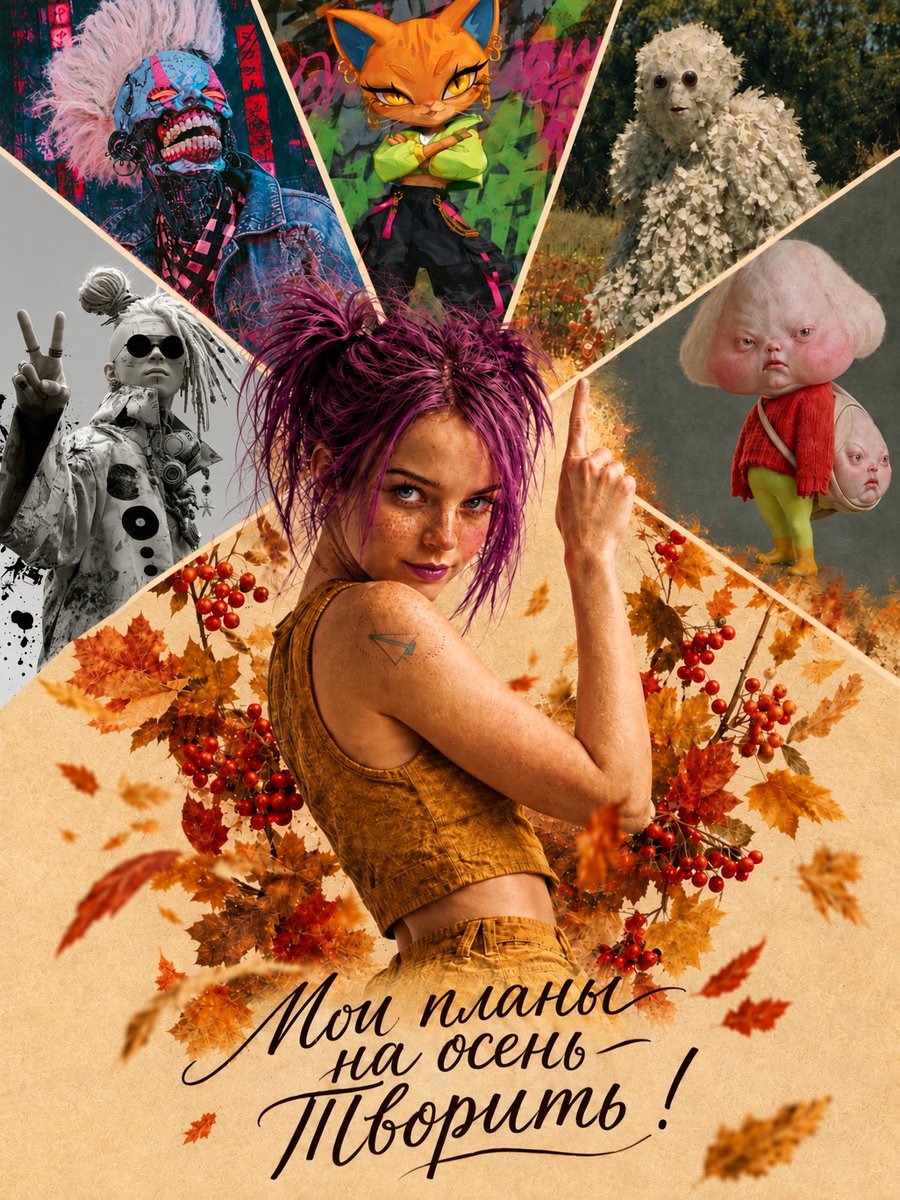 Social Media Post - Autumn Creative Plans Collage