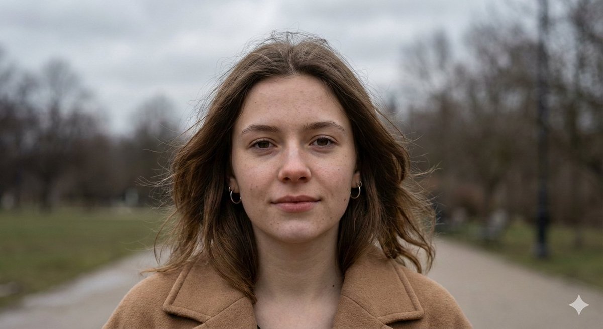 Hyper-Realistic Overcast Morning Portrait — output 1