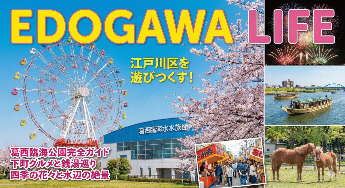 Generating a Magazine Cover for Edogawa Ward Tourism — output 1