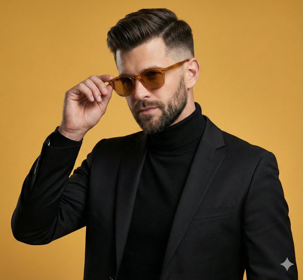 Profile / Avatar - Confident Man Studio Portrait — output 1