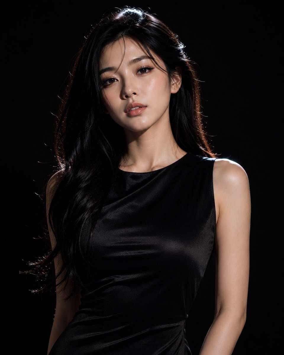Social Media Post - Korean High Fashion Studio Photoshoot — output 1
